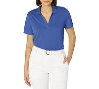 PGA TOUR Women's Airflux Short Sleeve Golf Polo Shirt (Size X-Small - XX-Large), Bluing, XXL