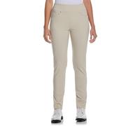 PGA TOUR Women's Pull-on Golf Pant with Tummy Control, Silver Lining, XS