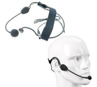 PGA33 Cardioid HeadWorn Headset Condenser Microphone 4-Pin Locking for Shure Wireless BeltPack Head-Mounted Classic