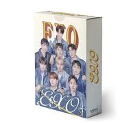 PGAZMCRUM EXO merchandise postcards featuring Sehun, Baekhyun and Chanyeol