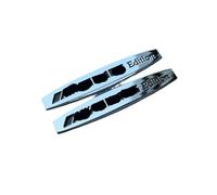 PGBNLPPETW 2pcs 3D AMG Edition Metal Car Emblem Fender Side Doors Blade Badge Sticker Refitting Chrome Black Silver(Chrome)