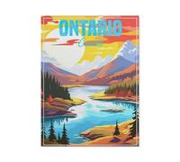 PGCKSK 5D Diamond Painting Set for Adults and Children,Ontario, Canada,DIY Diamond Crystal Rhinestone Embroidery Painting(50 x 60 cm/19.68 x 23.62 inches)-AS77