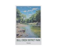 PGCKSK 5D DIY Diamond Painting kit，Bull Creek District Park Texas，Round Resin Diamond Cross Stitch, Home Decoration Gift（50 x 60 cm/19.68 x 23.62 inches）-GH49