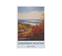 PGCKSK 5D DIY Diamond Painting Kit,Dunderberg Mountain New York,Crystal Mosaic Full Drill Round Diamond Painting Embroidery Accessories(40 x 50 cm/15.74 x 19.68 inches)-GF61