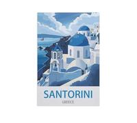 PGCKSK 5D DIY Diamond Painting,Santorini Greece Islands,Art Living Room Wall Decoration Gift(40 x 50 cm/15.74 x 19.68 inches)-GF17