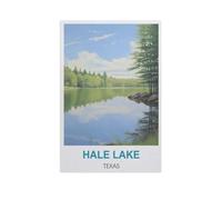 PGCKSK 5D DIY Full Round Drill Diamond Painting，Hale Lake Texas，Embroidery Full Round Diamond Cross Stitch Rhinestone Mosaic Decor Gift（50 x 60 cm/19.68 x 23.62 inches）-GG7