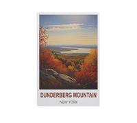PGCKSK DIY Diamond Painting,Dunderberg Mountain New York,Cross Stitch Full Drill 5D Embroidery Mosaic Wall Decor Art(50 x 60 cm/19.68 x 23.62 inches)-GF59