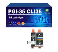 PGI-35 CLI-36 Inkjet Printer Ink Cartridges Compatible For Canon IP100 IP110 Mini260 Mini320 TR150 Printers,PGI35 CLI36-1 set