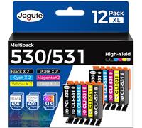 PGI-530 CLI-531 Ink Cartridges Compatible with Canon PIXMA TS8750 TS8751