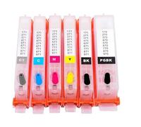 PGI 530 CLI 531 Refillable Ink Cartridge With Disposable Chip, Compatible For Canon, TS8750 TS8751 Printer