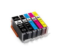 PGI-580/CLI-581 Full Set XL Ink Cartridges Compatible for Canon Pixma TR7550, TR8550, TS6150, TS6151, TS8150, TS8151, TS8152, TS9150, TS9155