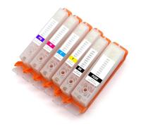 PGI-780 CLI-781 Refillable Cartridge Compatible With TR8570 TS9170 TS7180 TS707 TS8370 TS6370 TS9570(780 781 Refil 6Color)