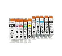 PGI-9 Ink Cartridges, Compatible For Canon | MX7600 IX7000 Pro9500 Printer(1 Set)