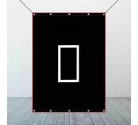 PGL 4x6FT Baseball Batting Cage Backstop,Baseball Batting Target Cloth,Softball Batting Target,Accuracy Training Equipment,Suitable for Pitching and Batting Practice,Individual Training