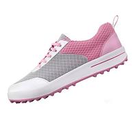 PGM Golf Shoes Women's Outdoor Breathable Golf Shoes Running Shoes Sneakers for Women Pink