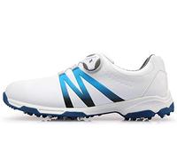 PGM Men's Golf Shoes, Waterproof Golf Shoes with Lace System Blue