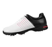 PGM Men's Waterproof Golf Shoes with Spikes White