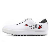 PGM Spikeless and Waterproof Golf Shoes for Women and Girls White