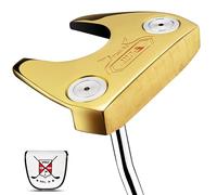 PGM TUG024 CNC-Milled Low-CG Golf Putter with Alignment Line & Oversized Grip - Tungsten Counterweight, Stainless Shaft, Men’s Right-Handed