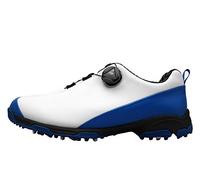 PGM Waterproof Golf Shoes for Men, Anti-Skid Breathable Golf Shoes with Lace System Blue
