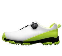 PGM Waterproof Golf Shoes for Men, Anti-Skid Breathable Golf Shoes with Lace System Green