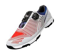 PGM Waterproof Spike Golf Shoes for Men with Lace System Red