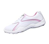 PGM Waterproof Spikeless Golf Shoes for Women Pink