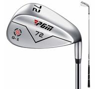 PGM Wedge - 72 Degrees Premium Sand Wedge, Lob Wedge for Men & Women - CNC Textured - Bunker Buster Escape Bunkers and Save Strokes Around The Green-High Loft Golf Club (Silver-)
