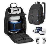 PGmoon Carrying Case for Meta Quest 3S/3/Pro/2, Storage Backpack with Pockets for Headset and Accessories,Single Space for Touch Controller, with Detachable Shoulder Strap(Patent Design)