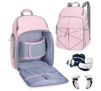 PGmoon Carrying Case for Oculus Quest 2&Pro,Protective Storage Backpack for Oculus quest 2 &Pro Headset and More,Single Space for Touch Controller