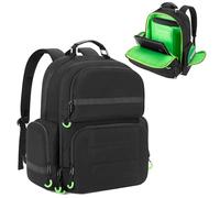 PGmoon Game Backpack Fit for Xbox One/One S/ One X, Xbox Series S, Xbox 360/ 360 Slim, Travel Carrying case with Multiple Pockets for 15.6’’ Laptop, Controllers, Cables (Patent Design)