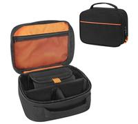 PGmoon Mic Carry Case Compatible with Shure SM7B/MV7/MV7X Vocal Dynamic Microphone Storage Bag Features Fixing Band & Removable Dividers to Protect Mic