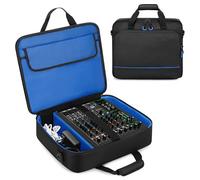 PGmoon Mixer Travel Bag Compatible with Mackie ProFX12v3/ProFX10v3, Audio Mixer Carrying Case with Multi-Pockets for Mics, Cables and More Equipment (Patented Design)