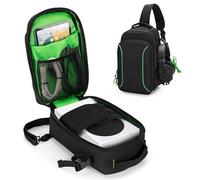 PGmoon Sling Carrying Case Compatible with Xbox Series S Game Console, Storage Travel Bag for Wireless Controllers and More Accessories (Patent Design)
