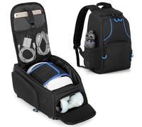 PGmoon Storage Carrying Bag Compatible with Oculus Meta Quest 2/Quest 3/Quest Pro/VR Elite Strap and Controller, Travel Backpack Case with Lots of Space for Accessories (Patent Design)