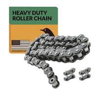 PGN - #25H Heavy Duty Roller Chain x 10 feet + Free Connecting Link