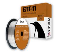 PGN Flux Core Wire .035 - E71T-11 .035 Inch, 2 Pound Spool - Gasless Mild Steel Welding Wire with Low Splatter - For All Position Arc Welding