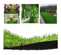 PGPOMEPCPY Artificial Grass Lawn Mat 20MM Artificial Grass Synthetic Mat, Outdoor Fake Grass Astro Turf Rug For Pet Patio Garden Balcony Wedding Decoration With Drainage Holes(0.5 * 1m(1.6 * 3.2 ft))