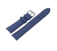 Pgqjfks Soft Nylon Canvas Strap 10mm-24mm Cowboy Strap Men and Women Watch Accessories, Dark Blue, 10mm