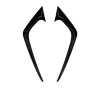 PGQSQVTXF 2PCS Car Front Fog Light Grille Cover Frame Sticker Trim Black Tuning For Ford For Fiesta ST MK6 2012 2013-2017 (Gloss Black)