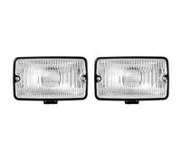 PGQSQVTXF Car Front Fog Light DRL LED Driving Lamp Fog Lamp Fog Light For Peugeot 205 GTI CTI 106 306 Mi16 H3(Clear-2pcs)