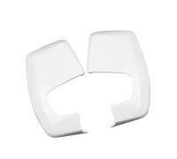 PGQSQVTXF Door Wing Mirror Cover Car Rearview Side Mirror Cover For F&ord For Transit For Tourneo Custom 2012-2023 Side Mirror Trim Caps (White)