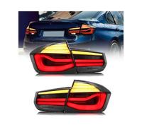 PGQSQVTXF For B&MW F30 Tail Lights 2013-2018 F35 LED 320i 325i 330i LED DRL Car Styling Tail Lamp Brake Signal Reverse Auto Accessories Car Rear Light Assemblies(4PCS Smoke)
