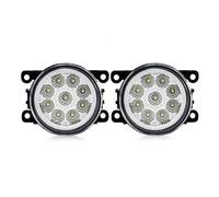 PGQSQVTXF For Jeep For Wrangler JK For Grand Cherokee For Renegade BU LED Fog Light Car Fog Lamp 8000LM 30W White Yellow 12V(9 Led White)