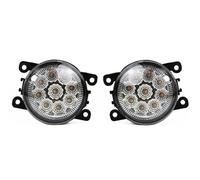 PGQSQVTXF For Opel For Vauxhall For Astra H G Mk5 VXR 2004-2010 Fog Lamp Assembly Front Bumper Anti Fog Light(1 Pair Yellow LED)