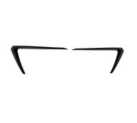 PGQSQVTXF For VW For GOLF 7 MK7 GTi 2013-2016 Car Front Bumper Splitter Fog Light Cover Air Vent Trim Flap Canards Body Kit (2PCS Upper Splitter)