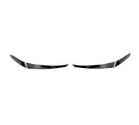 PGQSQVTXF For VW For GOLF 7 MK7 GTi 2013-2016 Car Front Bumper Splitter Fog Light Cover Air Vent Trim Flap Canards Body Kit (2PCS Lower Splitter)