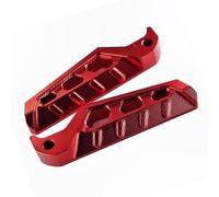 PGQSQVTXF Motorcycle Footrest Bracket Motorcycle Rear Passenger Footrest Foot Rest Pegs Rear Pedals Anti-slip For Y&amaha For MT-125 For MT125 For MT 125 2015-2021 Foot Controls Pegs(Red)
