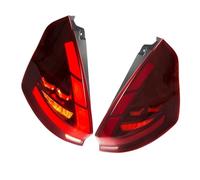PGQSQVTXF Red Tail Lights Start-up Animation Sequential Turn Signal For F&ord For Fiesta MK7 MK7.5 V 2008-2020 LED Rear Lamps Assembly Car Rear Light Assemblies