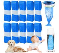 Pgtc Refill Bags, Pack of 10, Blue, Scented, Cat Litter & Nappy Bin Refill, Compatible with Dekor Plus/Korbell/Akord, 4.5L Capacity Each
